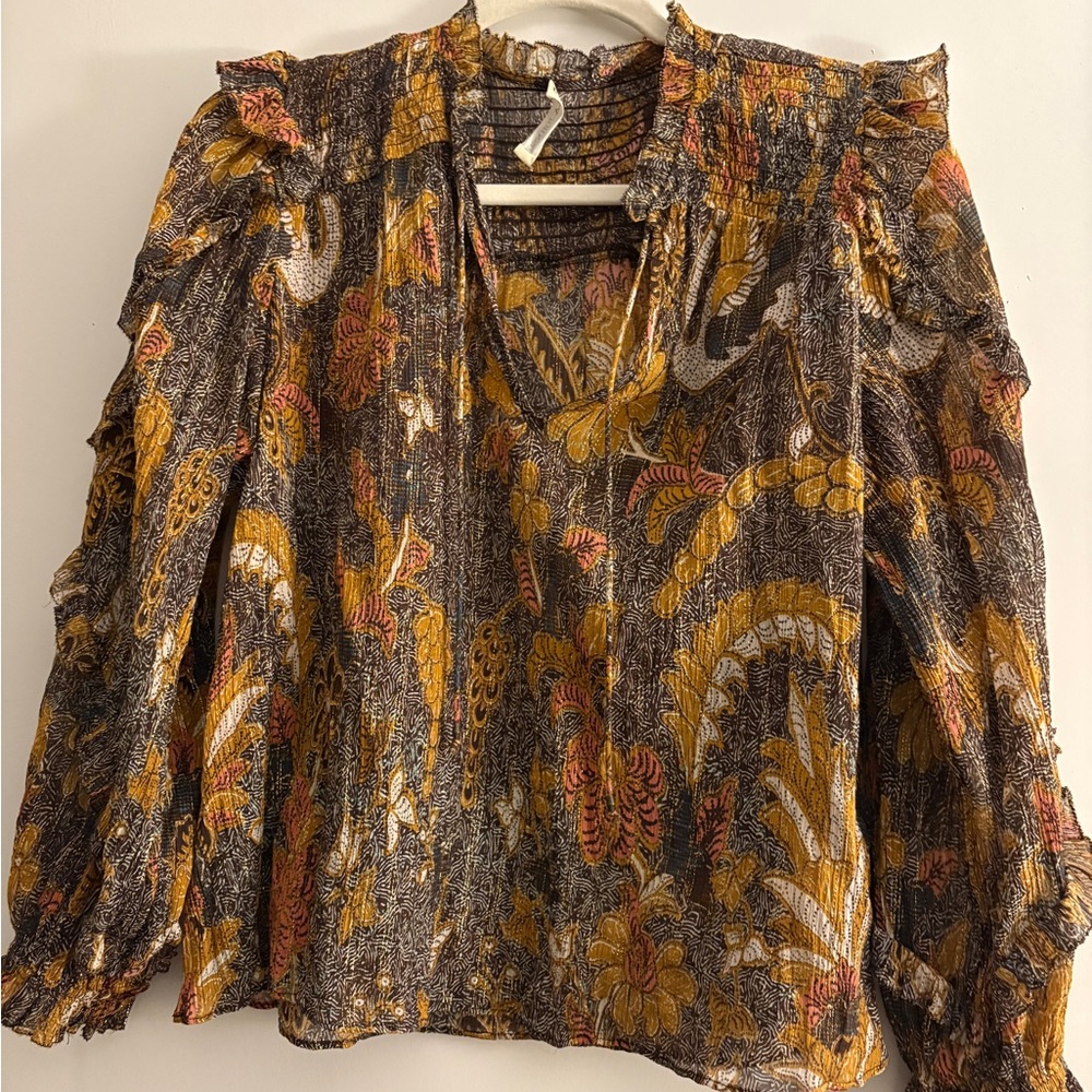 ULLA JOHNSON floral bohemian Patterned Women's Top